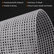 Plastic Mesh Canvas Sheets Blank Canvas White for Embroidery Needlepoint, Knit Crochet Yarn Crafting, 7.87x7.87