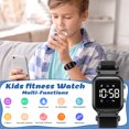 thumbnail image 2 of Kids Digital Watch for Boys Girls Sports Watch with Alarm, Stopwatch, Calendar, Pedometer,Waterpoof Watch with Nylon Band Gifts for Kids, 2 of 7