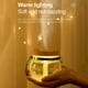 thumbnail image 3 of Humidificador de vapor de vidrio con humidificador de tarro de albañil de 400 ml con aceite esencial de mango de cuerda de luz nocturna de 7 colores, 3 of 8