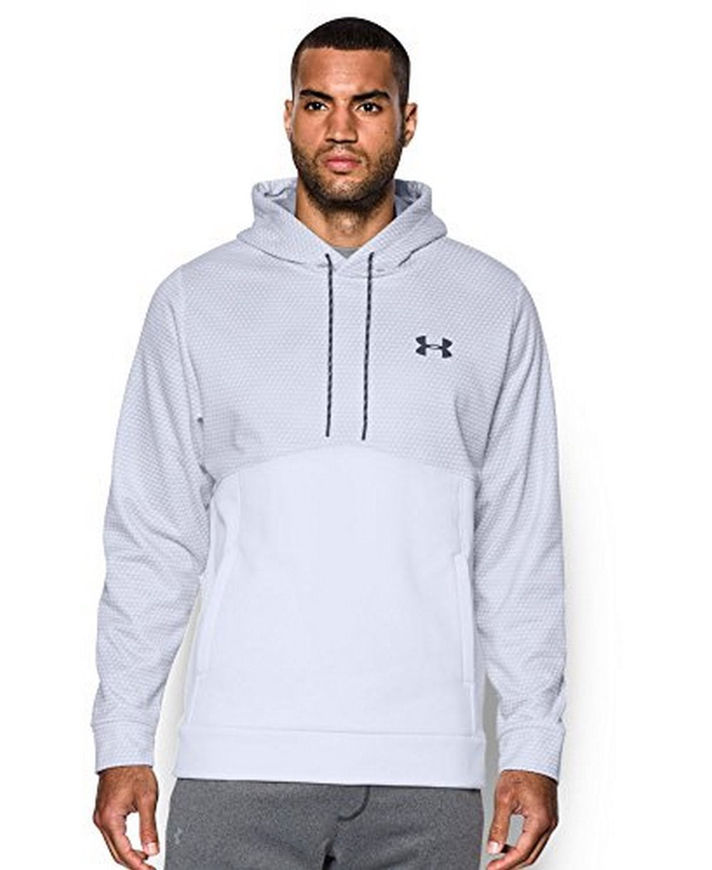 Under Armour - Under Armour Mens Storm Icon Patterned Hoodie, White ...