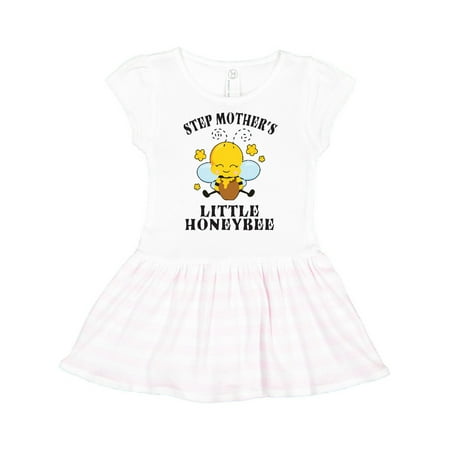 

Inktastic Cute Bee Step Mother s Little Honeybee with Stars Gift Toddler Girl Dress