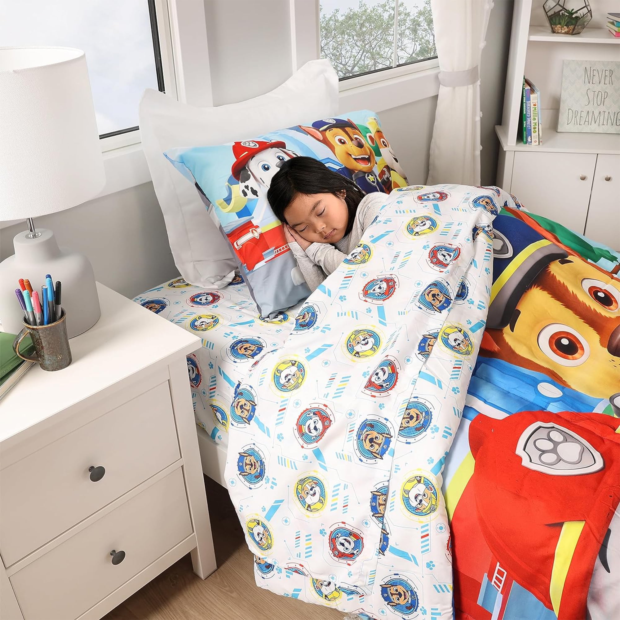 Paw Patrol Drap Housse Pat Patrouille 70x140 Housse De Couette