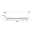 thumbnail image 4 of Minisplit Mabe Inverter Frío-calor 12,000 BTU Blanco 110V, 4 of 4