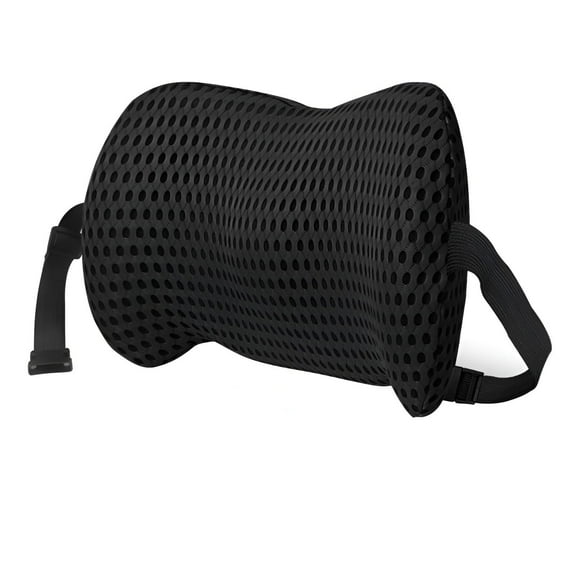 Lumbar Support Pillow for Office Chair Car Back Support Pillow, Memory Foam Gaming Chair Desk Chair Back Cushion for Lower Back Pain Relief, Ergonomic Back Rest with Double Adjustable Straps Ciozy