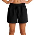 thumbnail image 5 of UDAUDU Women's Running Shorts Quick Dry Athletic Shorts 2026 Summer Baggy Drawstring Knee Length Wide Leg Pants with Pockets Black 2XL, 5 of 5