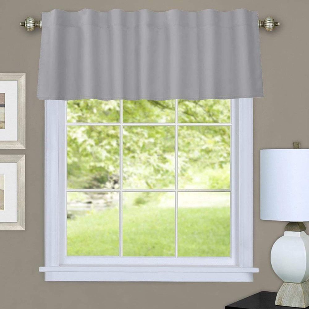 Thermalogic Prescott Insulated Dual Header Valance With 8 Tabs & 3" Rod