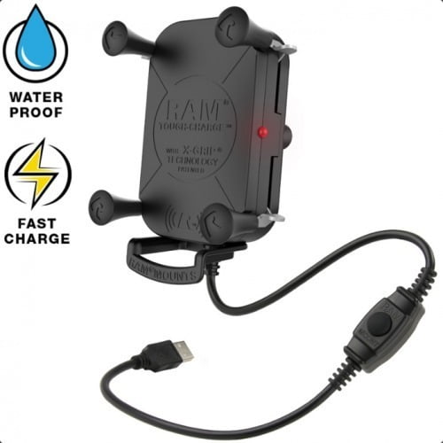 RAM TOUGH-CHARGE WIRELESS W/X-GRIP TE RAM Mounts RAM TOUGH