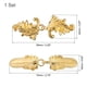 thumbnail image 2 of 2 Paquete de Clips de Suéter Vintage para Capa, Broche de Capa para Mujeres, Dorado, 2 of 7