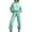 Green, variant on IROINNID Tracksuit For Women 2 Pieces Set Casual Solid Color Long Pants Hooded Pullover Long Sleeve Sweatshirts Sets Sport Suit,Dark Gray