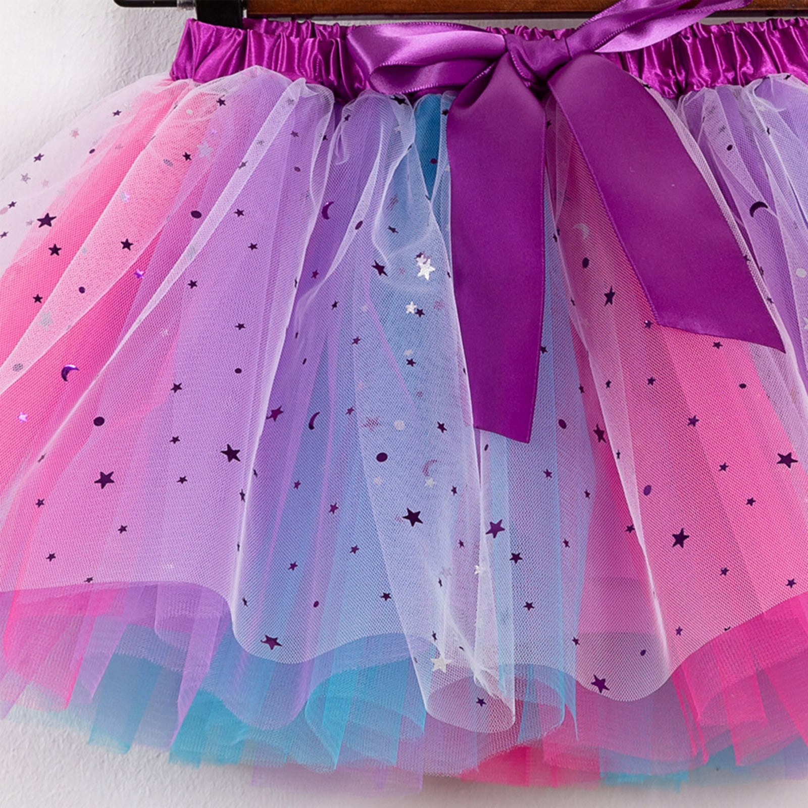 Lilgiuy Tutu Skirt for Little Girls Cute Party Dance Costume