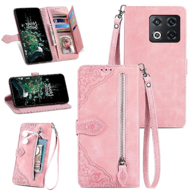 Funda billetera anti-golpes para GANGXUN OnePlus 10 Pro , ideal para día a día y trabajo