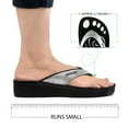 thumbnail image 4 of Aerosoft - Glitter Thong Beach Wear - Summer Arch Support Flip Flops for Women, 4 of 9