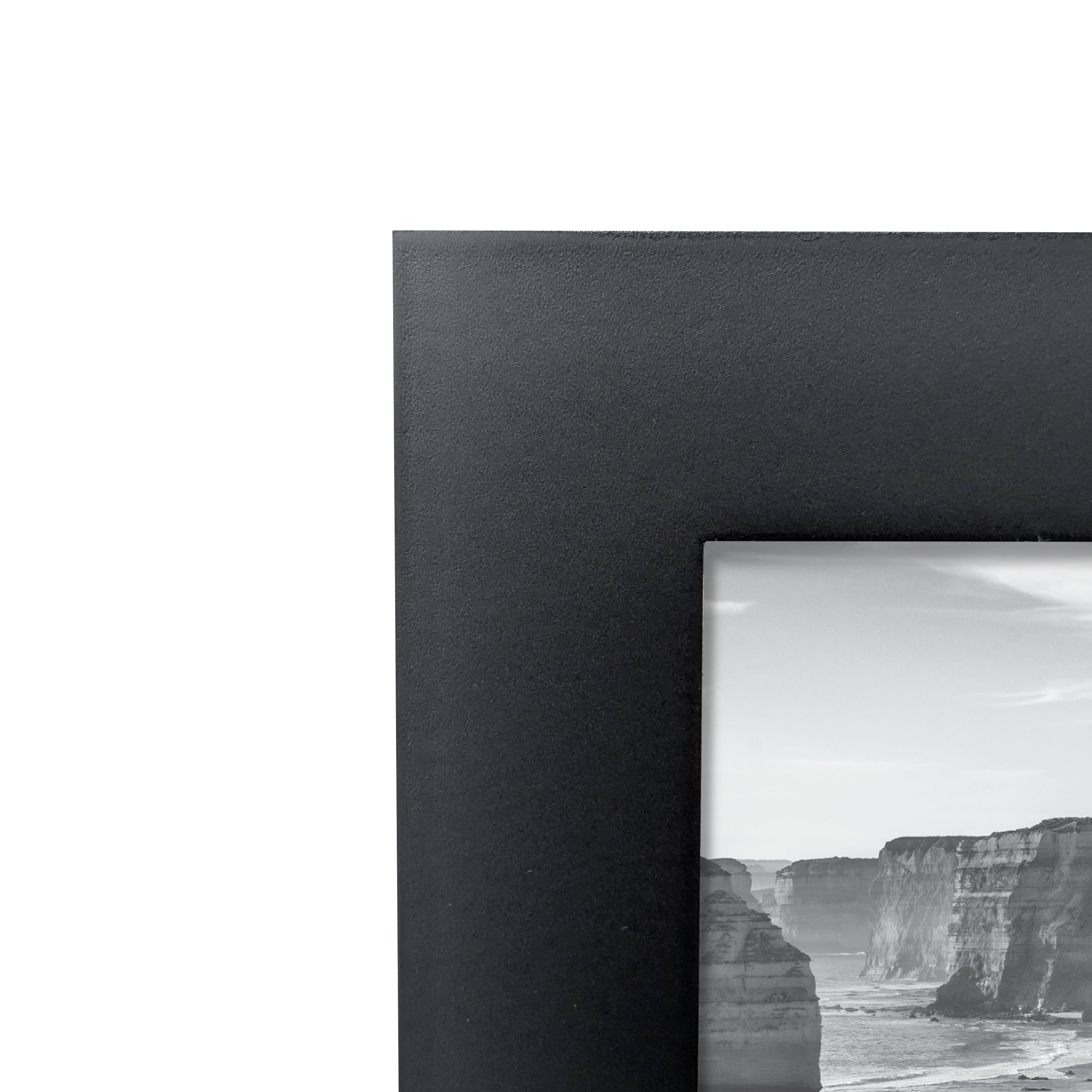 Mainstays 4" x 6" Black Gallery Wall Picture Frames with 1.5" Profile, Set of 4