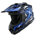 thumbnail image 3 of 1Storm Adult Motocross Helmet BMX MX ATV Dirt Bike Helmet Racing Style HF801 + Goggle + Gloves Bundle; Sonic Blue, 3 of 8