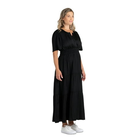 

Destination Maternity Women’s Split Neck Maternity Maxi Dress Sizes S-XXL