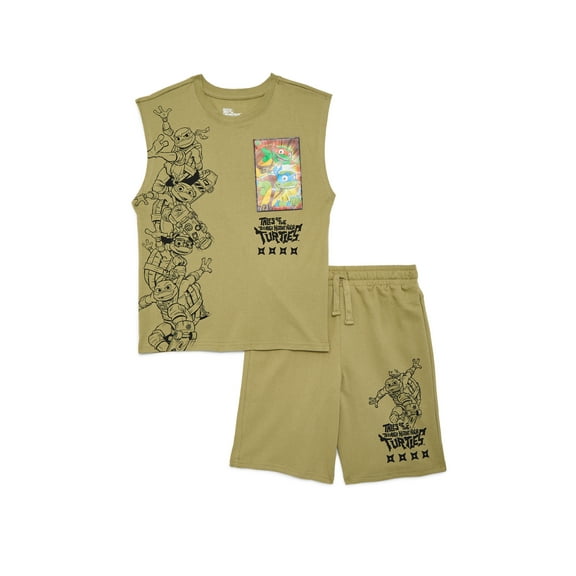 Teenage Mutant Ninja Turtles Boys Tank Top and Shorts Set, 2-Piece, Sizes 4-10