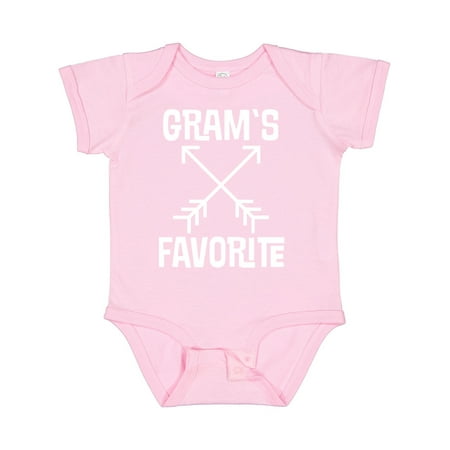 

Inktastic Gram Favorite Grandchild Gift Baby Boy or Baby Girl Bodysuit