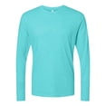 thumbnail image 1 of Next Level Playera de Manga Larga Tri-Blend Rib-Knit para Hombre, 2XL, Azul Tahití Ropa de siguiente nivel 6071, 1 of 1