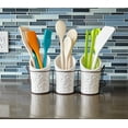 Kitchen Utensil Holder Set White