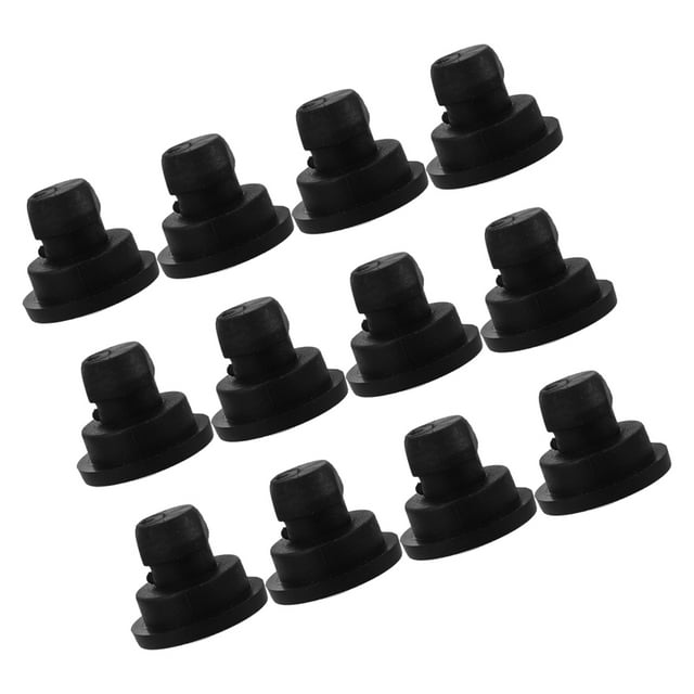 GAXIRE 12pcs Rubber Feet Bumpers Pads For Air Fryer Black Rubber Kitchen Appliance Vibration Protection
