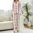 thumbnail image 2 of Top-kevin Nutcracker Soldier Gift Women's Long-Sleeve Shirt And Full-Length Bottom Pajama Set, 2 of 12