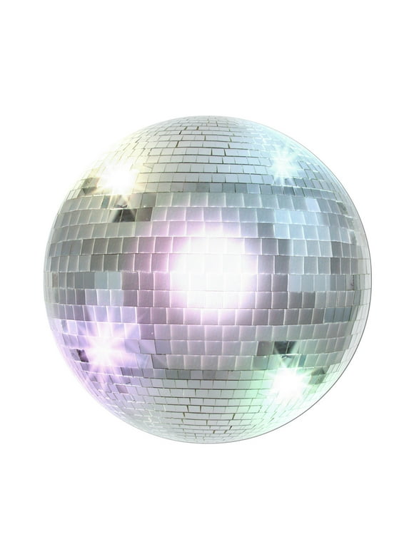 13 1 By 2" Holiday Decorative Party Disco Ball Cutout - 24 Pack