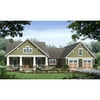 The House Designers: THD-7142 Builder-Ready Blueprints to Build a Modest Country House Plan with Slab Foundation (5 Printed Sets)