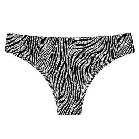 

Brief Underwear For Women Underwear Breathable Ice Silk Leopard Panties