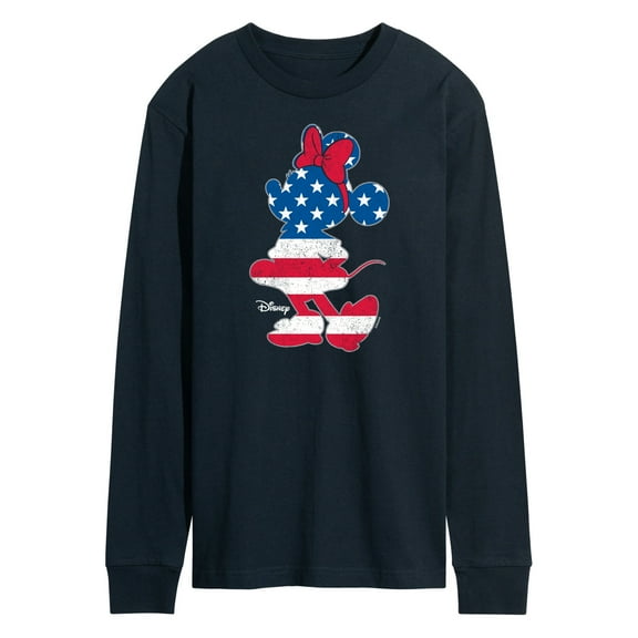 Disney - Americana - Minnie Americana Fill - Men's Long Sleeve T-Shirt