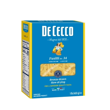 DE CECCO, FUSILLI NO.34, ENRICHED MACARONI PRODUCT