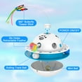 thumbnail image 4 of ZZHY Direct 3-in-1 Interactive Cat Toy with Fluttering Butterfly, Ambush Feather & Balls - Automatic Electric Tumbler, Dual Power, Auto on/off for Indoor Cats, 4 of 8