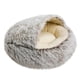 thumbnail image 4 of Jacenvly - Productos para la salud y el bienestar de las mascotas, liquidación. Cómoda caseta de peluche para perros, arena para mascotas, cama para dormir de PV, 40 cm, gris oscuro., 4 of 5