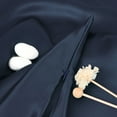 thumbnail image 6 of Silk Pillowcases for Hair and Skin with Zipper Closure Non-Standard Navy Blue, 6 of 8