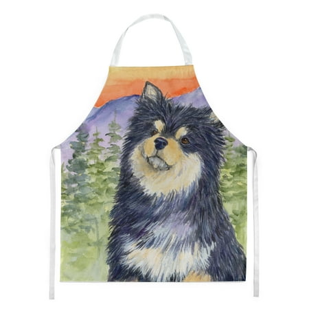 

Carolines Treasures SS1057APRON Finnish Lapphund Apron Large multicolor