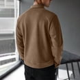 thumbnail image 5 of Hulanddfd Mens Jacket Zip Up Collared Coat, Lightweight Long Sleeve Outerwear with Pockets, Casual Spring Top, 5 of 7
