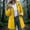 Yellow, variant on BRGZLK Rain Coats for Women Trendy Zip Up Solid Color Long Sleeve Hooded Lightweight Long Waterproof Jackets Elastic Waist Casual Outdoor Hiking Raincoats Beige XL