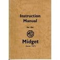 thumbnail image 4 of MG Midget Tc Instruction Manual (Paperback), 4 of 4