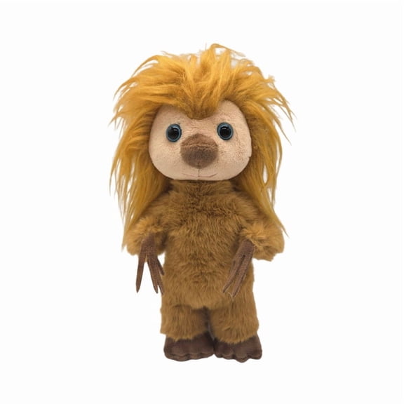 Swapped Movie Plush Toy, Cute Brown Hedge‑like Creature Stuffed Figure Doll, Soft Cartoon Plushie for Bedroom Desktop Shelf Decor, Birthday Halloween Christmas Gift for