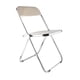 thumbnail image 3 of Silla plegable de metal, silla plegable Sillas de fiesta estilo INS Silla plegable elegante y moderna, 3 of 8