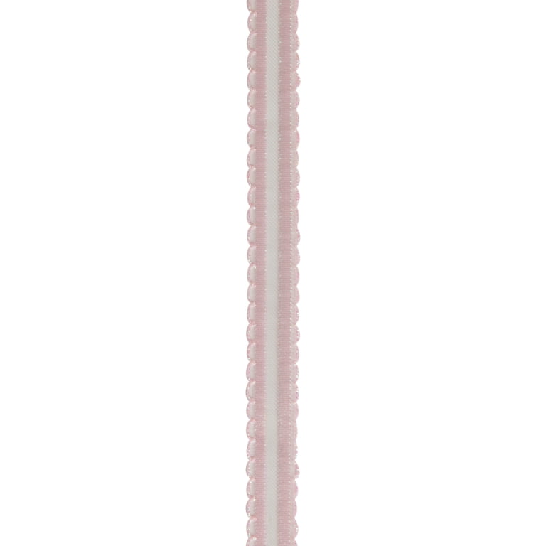 Offray Ribbon, Light Pink 5/8 inch Kendra Sheer Ribbon, 9 feet