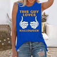 thumbnail image 2 of Camiseta sin mangas de Halloween para mujer, camiseta sin mangas con estampado gráfico divertido de playa de verano para adultos, blusa Fridja  gh1047, 2 of 6