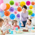 thumbnail image 5 of Colourful Paper Flower Balls - 24 Pieces For Party Decoration, 5 of 5
