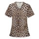 thumbnail image 1 of Pntutb Blusa de uniforme de trabajo con cuello en V y manga corta para mujer Pntutb Pntutb-1016, 1 of 3