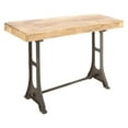 thumbnail image 5 of Appealing Metal Wood Console Table Brown, 5 of 5