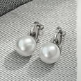 thumbnail image 3 of Yesbay 1 Pair Women Ear Studs Faux Pearl Ear Clips Anti-rust Alloy Formal Commute Earrings Lady Dating Travel Stud Earrings Ear Jewelry, 3 of 7