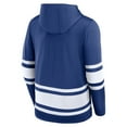 thumbnail image 3 of Men's Toronto Maple Leafs Puck Deep Lace-Up Pullover Hoodie - Blue, 3 of 3