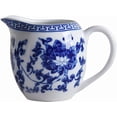 thumbnail image 1 of Blue and White Ceramic Creamer with Handle,Coffee Milk Creamer Pitcher Serving Pitcher, 1 of 6
