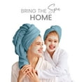 thumbnail image 2 of Martex 6-Piece 100% Ringspun Cotton Towel Set, Quick Dry Soft & Absorbent, Blue, 2 of 8