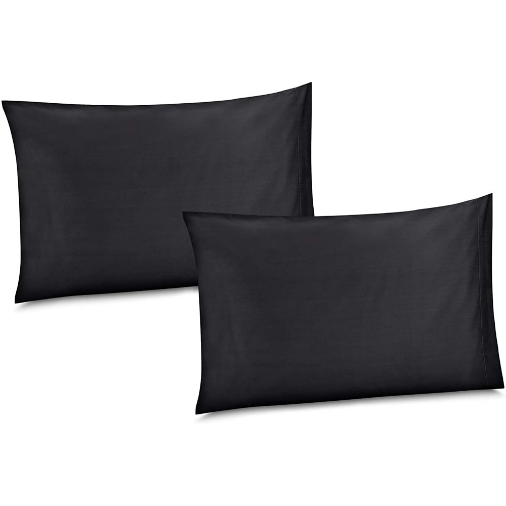 Gilbin 100 Cotton/Percale 210 Thread Count Pillow Cases Set of 2 King
