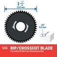 thumbnail image 3 of Dremel 546-01 Rip/Crosscut Blade, 3 of 3